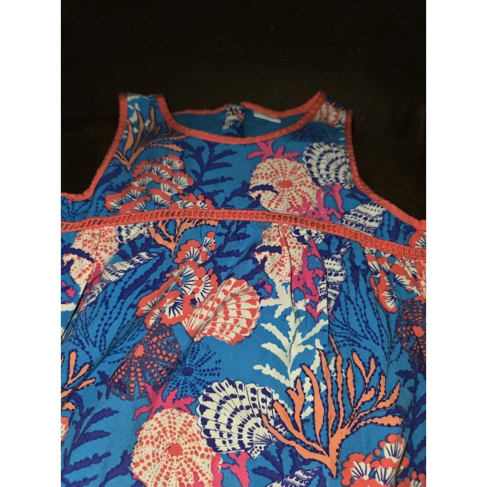 Gymboree mermaid cove‎ shell coral dress size 7